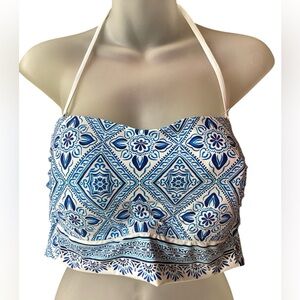 La Blanca Mediterranean Blue Tankini Top S2